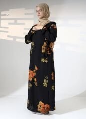 BAĞLAMALI MODEL PAMUK VİSKON NAMAZ ELBİSESİ