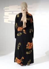 BAĞLAMALI MODEL PAMUK VİSKON NAMAZ ELBİSESİ
