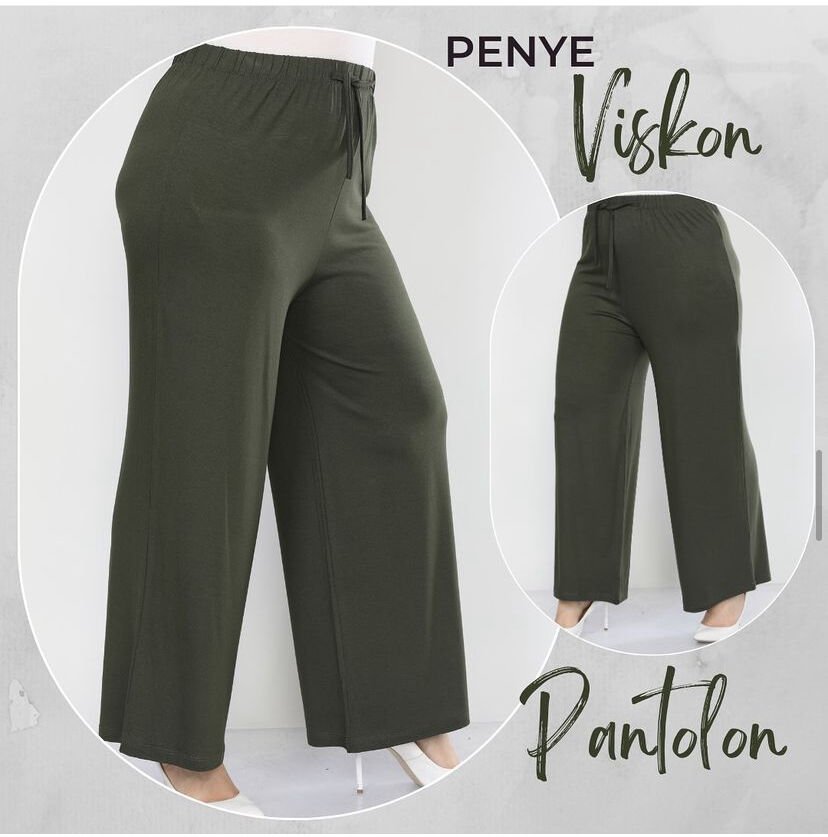 PAMUKLU ESNEK PENYE PANTOLON