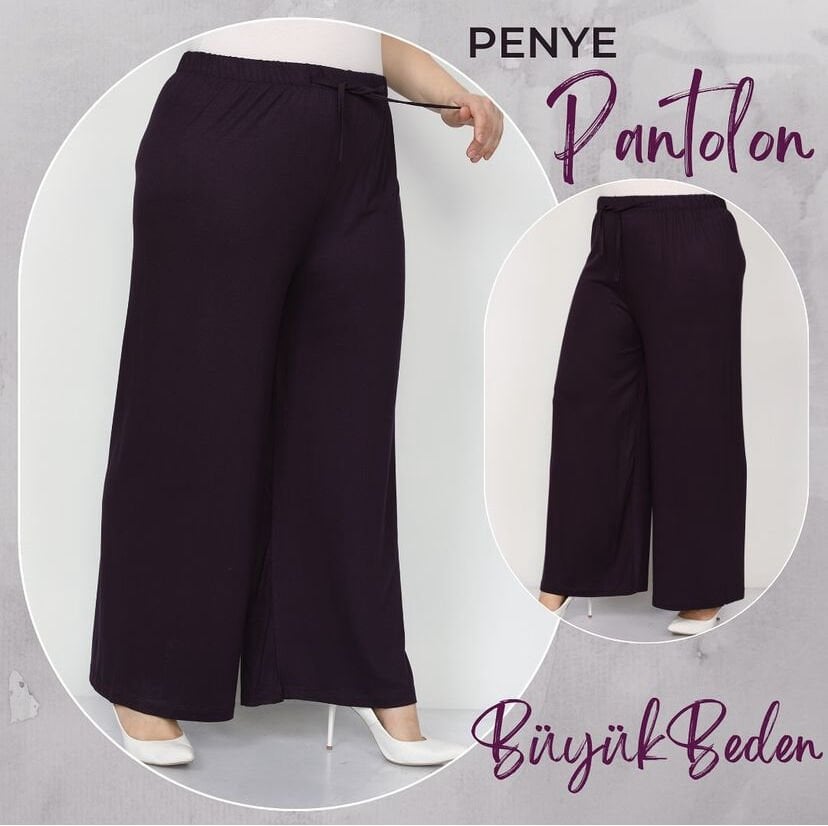 PAMUKLU ESNEK PENYE PANTOLON