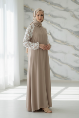 MEDİNE İPEĞİ FERMUARLI MODEL FERACE