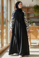 MEDİNE İPEĞİ FERMUARLI MODEL FERACE