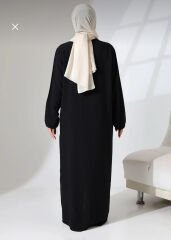 FERMUARLI MODEL VİSKON NAMAZ ELBİSESİ