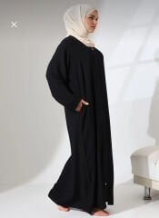 FERMUARLI MODEL VİSKON NAMAZ ELBİSESİ