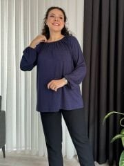 PAMUKLU ESNEK PENYE BLUZ