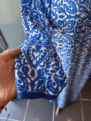 PAMUK VİSKON BAĞLAMALI NAMAZ ELBİSESİ