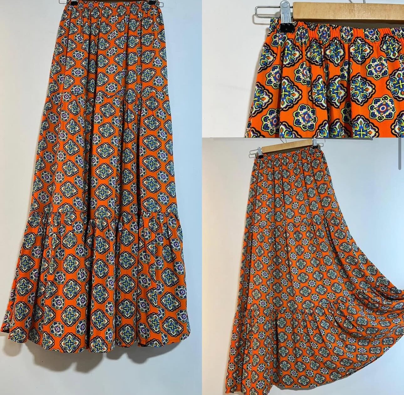 PAMUKLU VİSKON KUMAŞ LASTİKLİ YAZLIK ETEK