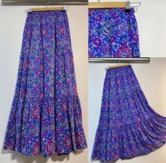 PAMUKLU VİSKON LASTİKLİ YAZLIK ETEK