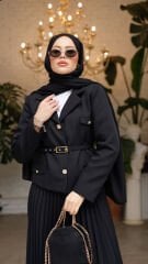 PİLİSE ETEKLİ CEKET TAKIM