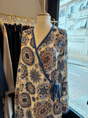 PAMUK VİSKON BAĞLAMALI MODEL NAMAZ ELBİSESİ