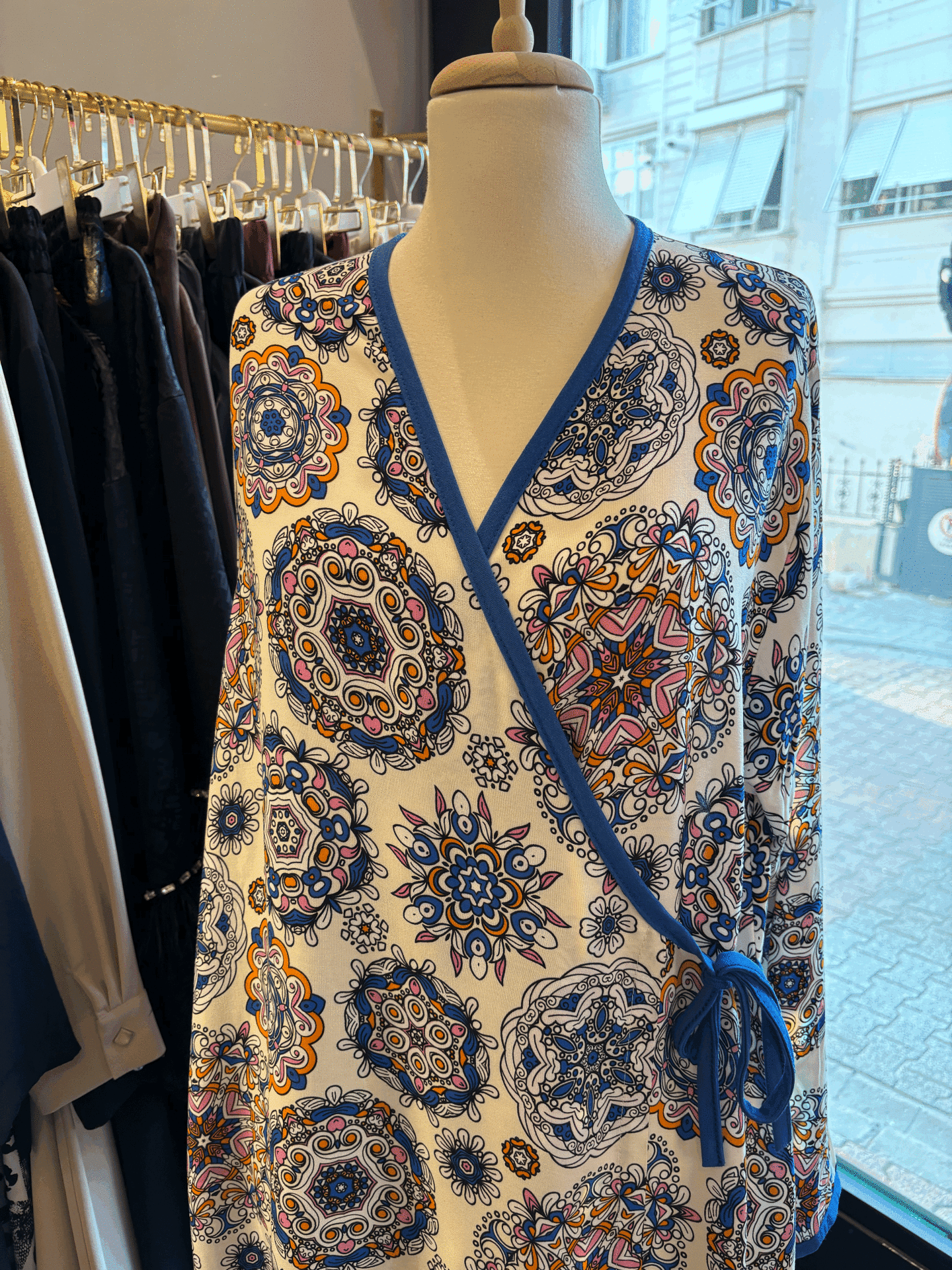 PAMUK VİSKON BAĞLAMALI MODEL NAMAZ ELBİSESİ