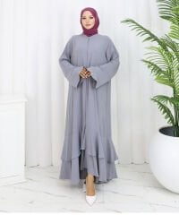 İTHAL AYROBİN KUMAŞ VOLANLI FERACE