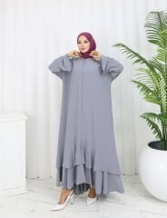 İTHAL AYROBİN KUMAŞ VOLANLI FERACE