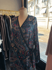 PAMUK VİSKON BAĞLAMALI MODEL NAMAZ ELBİSESİ