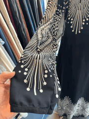 PAMUK VİSKON BAĞLAMALI MODEL NAMAZ ELBİSESİ