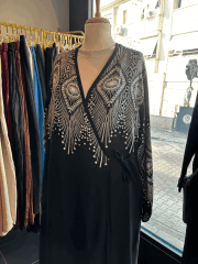 PAMUK VİSKON BAĞLAMALI MODEL NAMAZ ELBİSESİ