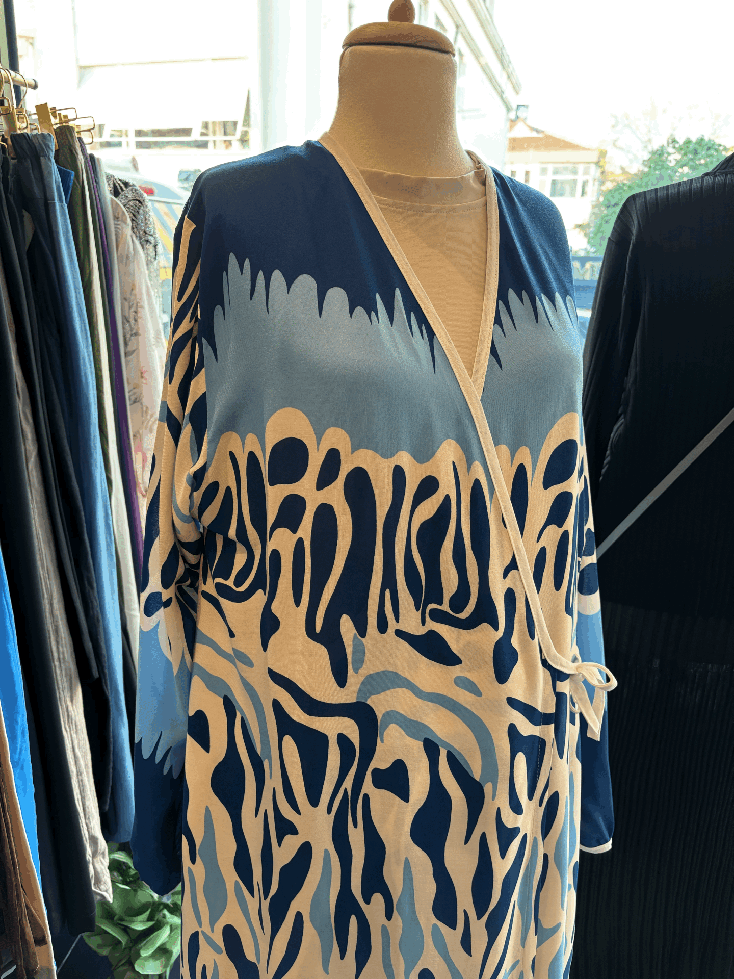 PAMUK VİSKON BAĞLAMALI MODEL NAMAZ ELBİSESİ