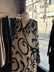 PAMUK VİSKON BAĞLAMALI MODEL NAMAZ ELBİSESİ