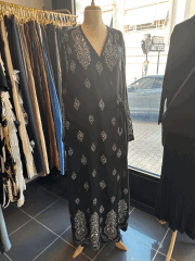 PAMUK VİSKON BAĞLAMALI MODEL NAMAZ ELBİSESİ