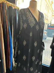 PAMUK VİSKON BAĞLAMALI MODEL NAMAZ ELBİSESİ