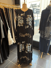 PAMUK VİSKON FERMUARLI MODEL NAMAZ ELBİSESİ