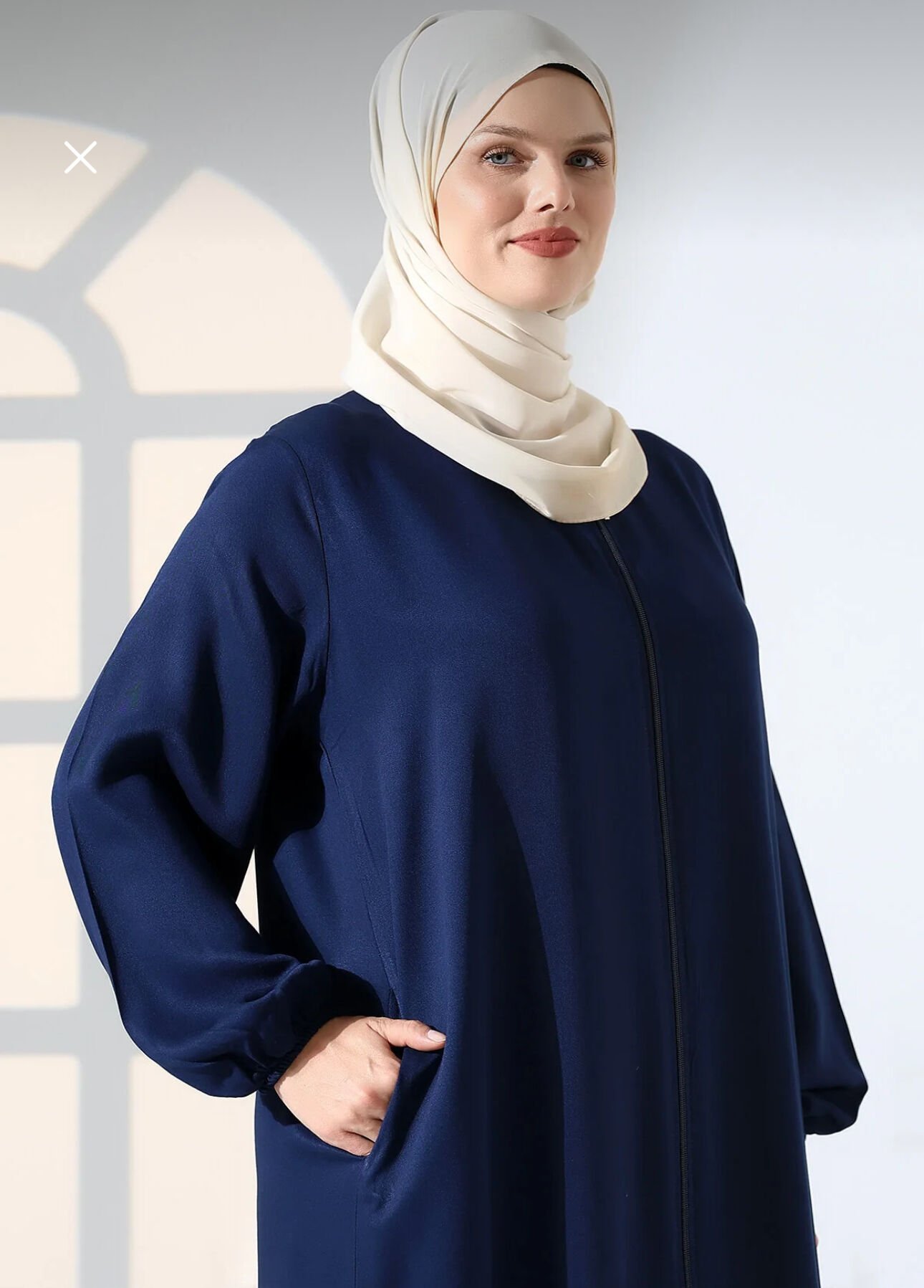 FERMUARLI MODEL NAMAZ ELBİSESİ