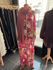 FERMUARLI MODEL NAMAZ ELBİSESİ