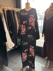 PAMUK VİSKON FERMUARLI MODEL NAMAZ ELBİSESİ