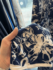 PENYE KUMAŞ BAĞLAMALI MODEL NAMAZ ELBİSESİ