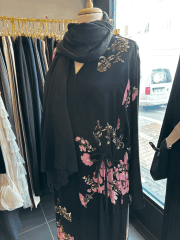 PAMUK VİSKON BAĞLAMALI MODEL NAMAZ ELBİSESİ